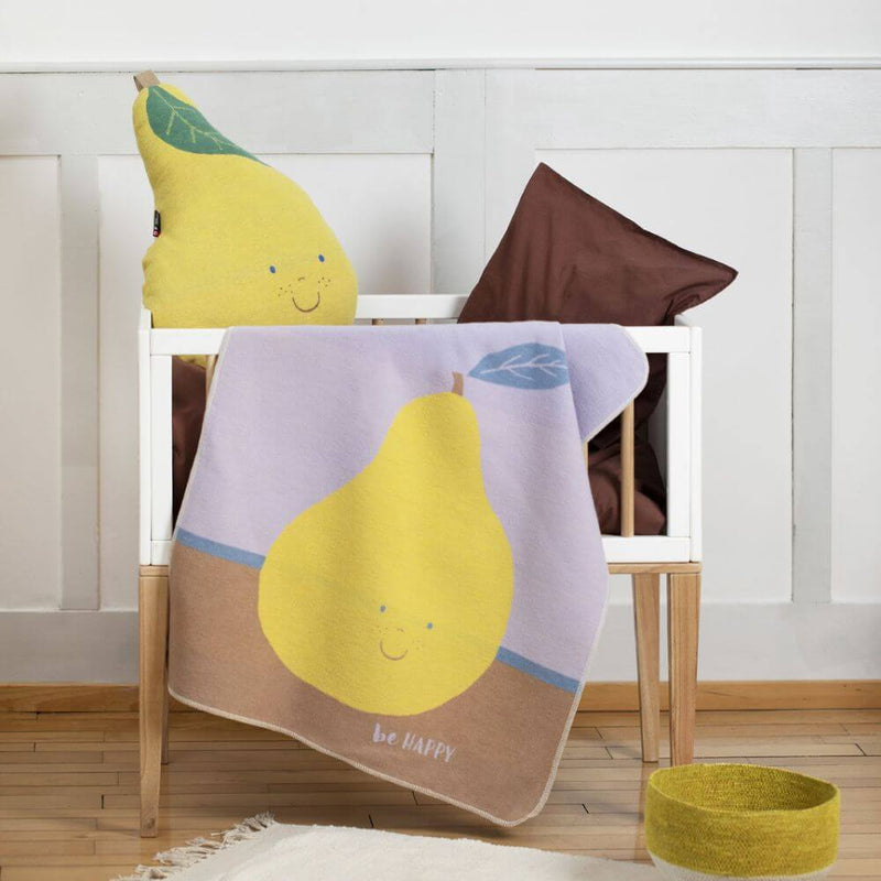 David Fussenegger Violet Pear Bassinet Blanket-toys-baby_gifts-Mornington_Peninsula-Australia