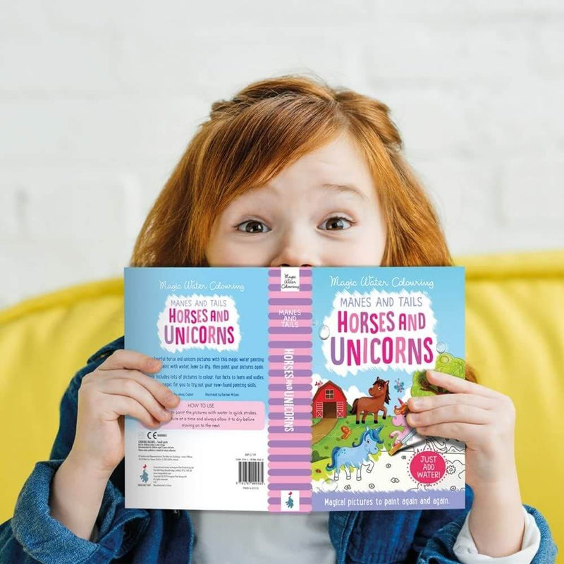 Manes & Tails Horses & Unicorns Magic Water Colouring-toys-kids_books-baby_gifts-Mornington_Peninsula-Australia