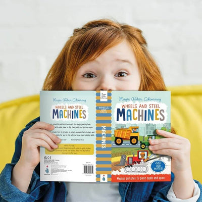 Wheels & Steel Machines Magic Water Colouring-toys-kids_books-baby_gifts-Mornington_Peninsula-Australia