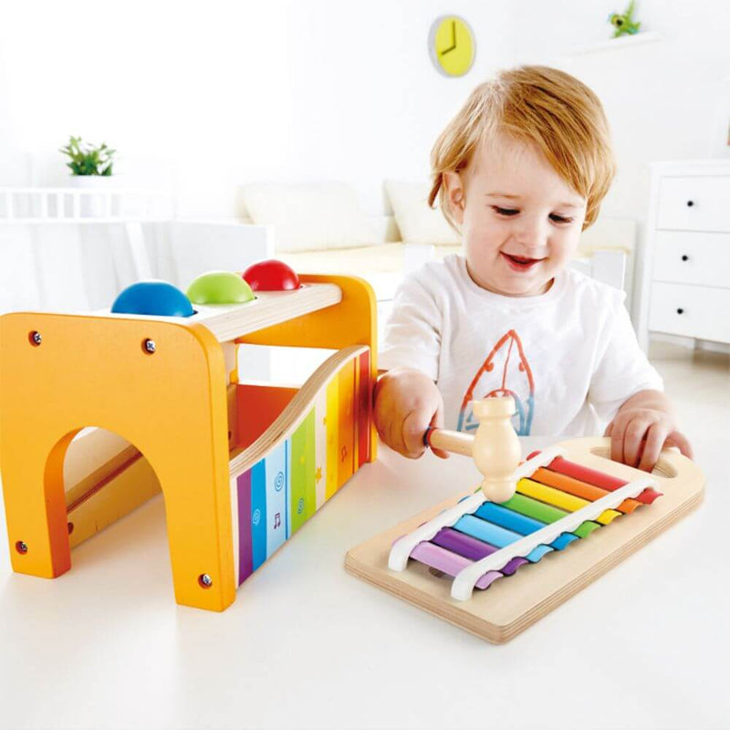 Hape Pound and Tap Musical Bench-The Enchanted Child