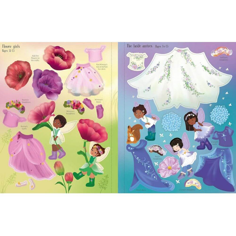 Usborne Sticker Dolly Dressing Fairy Weddings