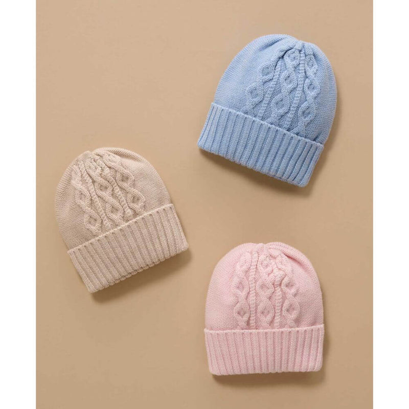 Purebaby Textured Beanie, Wheat-baby_gifts-toy_shop-Mornington_Peninsula-Australia