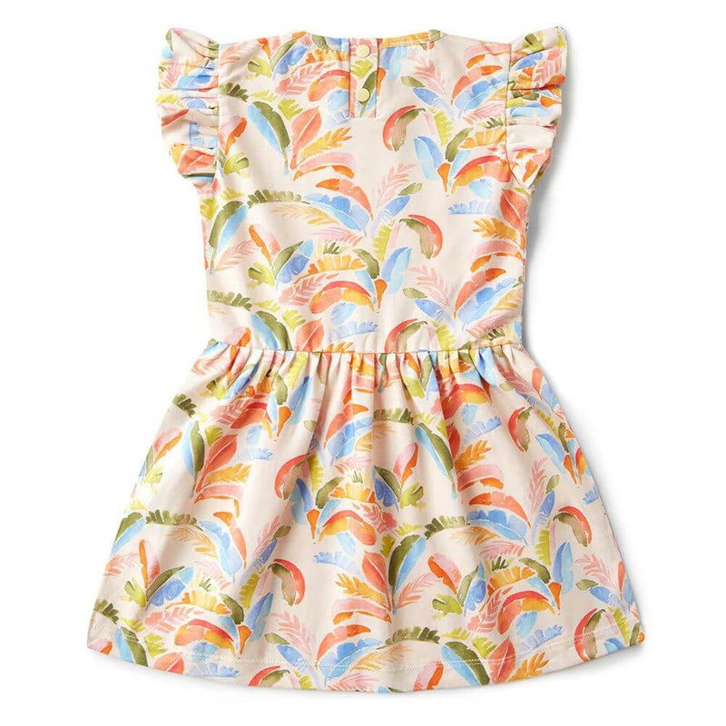 Snuggle Hunny Summer Palm Dress