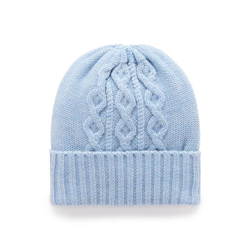 Purebaby Merino Beanie, Blue-baby_gifts-toy_shop-Mornington_Peninsula-Australia