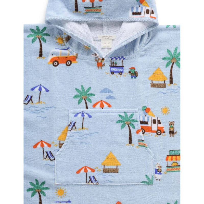Purebaby Cancun Towelling Poncho