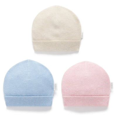 Purebaby Textured Beanie, Wheat-baby_gifts-toy_shop-Mornington_Peninsula-Australia