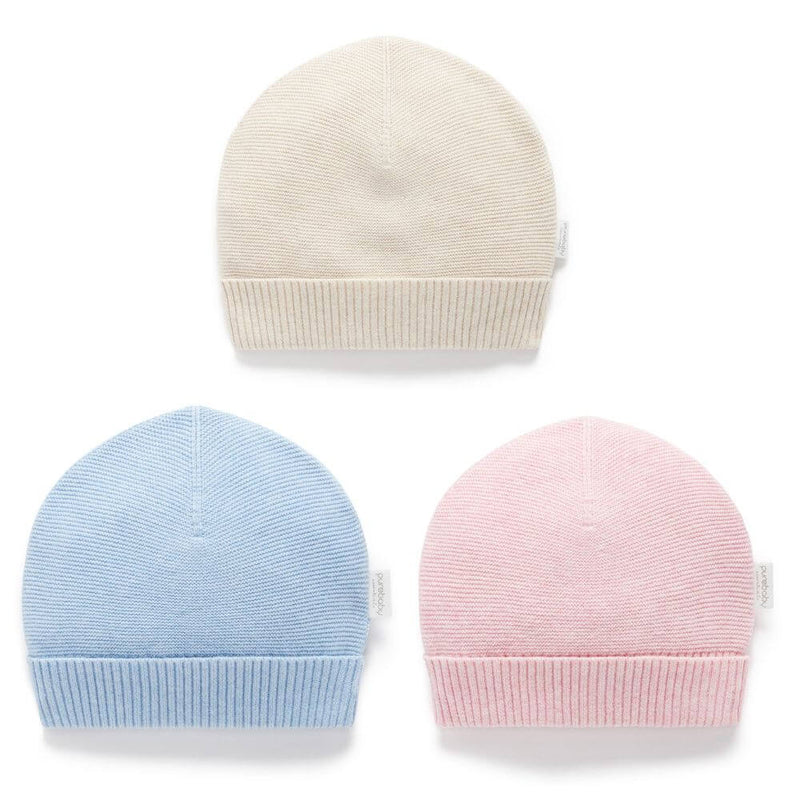 Purebaby Textured Beanie, Wheat-baby_gifts-toy_shop-Mornington_Peninsula-Australia