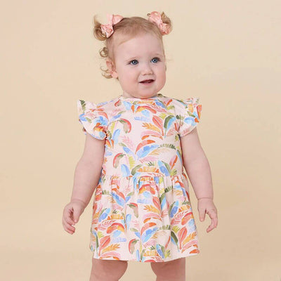 Snuggle Hunny Summer Palm Dress