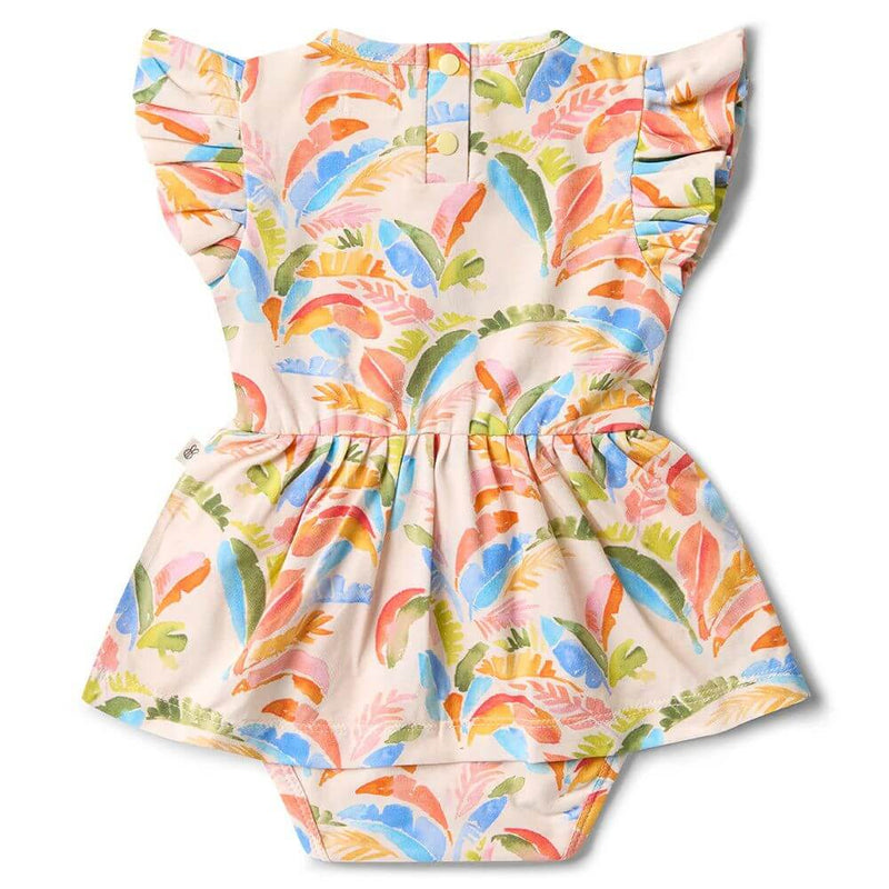 Snuggle Hunny Summer Palm Dress