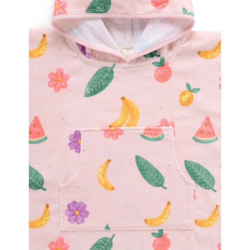 Purebaby Tropical Fruit Towelling Poncho