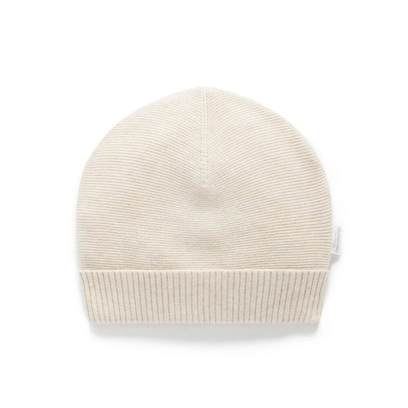 Purebaby Textured Beanie, Wheat-baby_gifts-toy_shop-Mornington_Peninsula-Australia