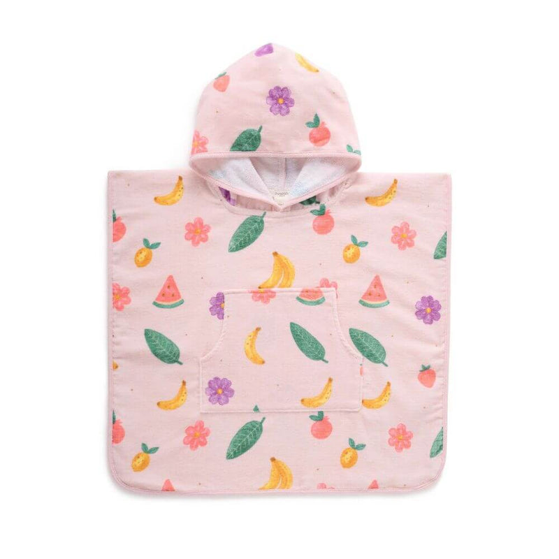 Purebaby Tropical Fruit Towelling Poncho