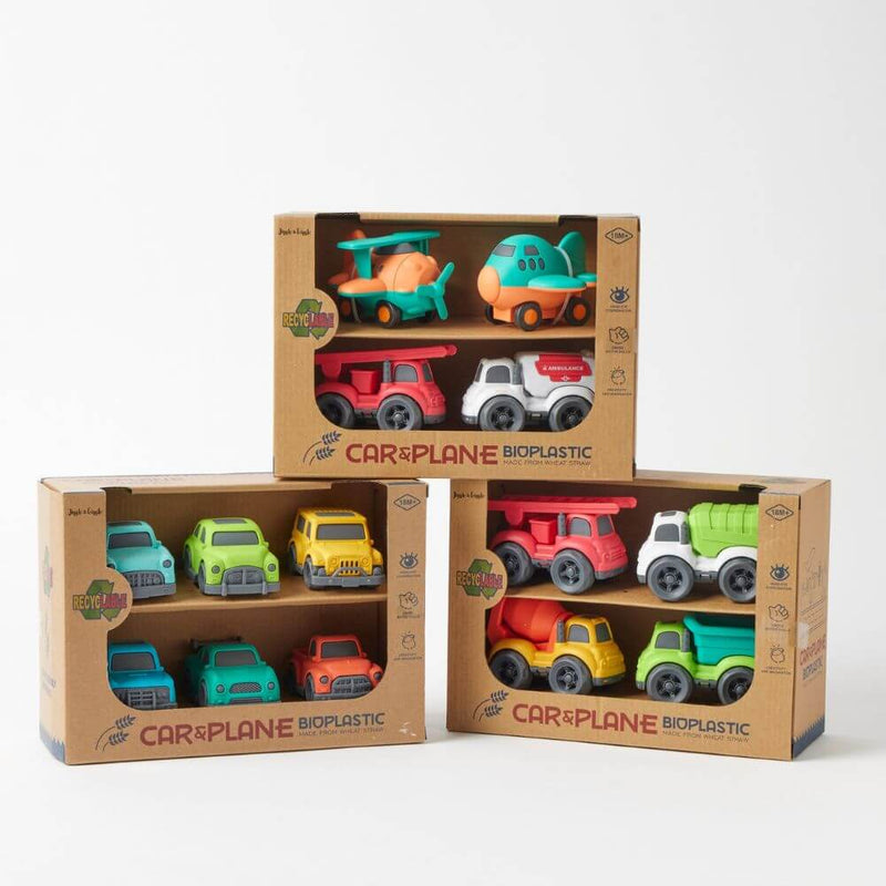 Jiggle & Giggle Bioplastic Car & Plane Set