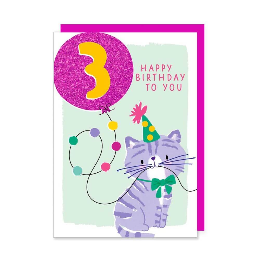 Age 3 Birthday Card: Happy Mermaids | Toy Shop: Mornington Peninsula