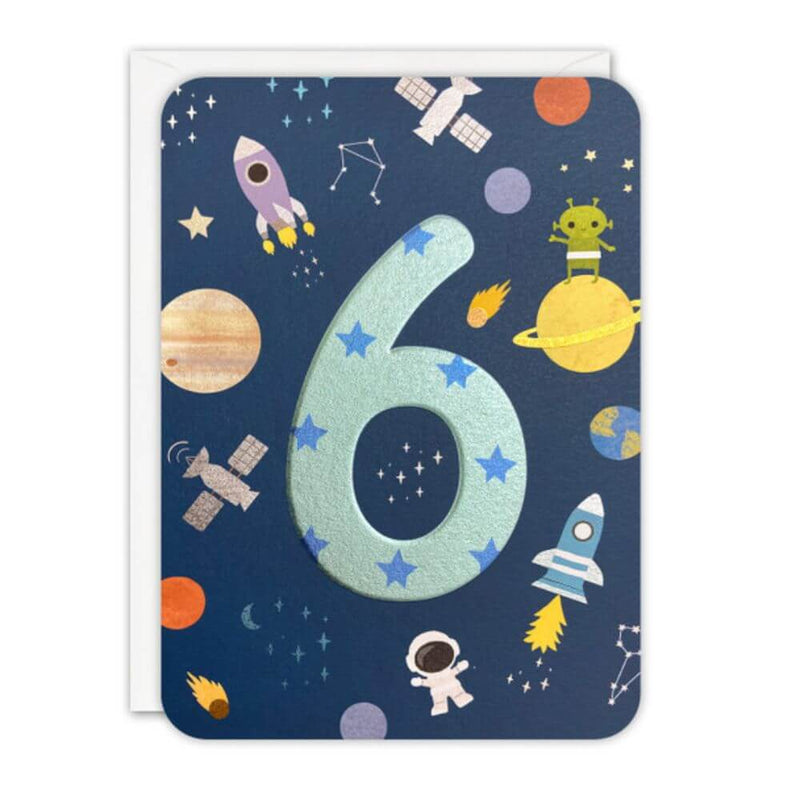 Age 6 Outer Space Birthday