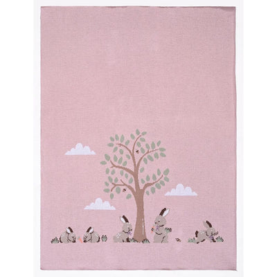 Alimrose Bunny's Day Out Baby Blanket, Petal-baby_gifts-kids_toys-childrens_books-Mornington_Peninsula