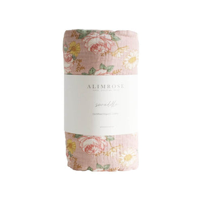 Alimrose English Garden Muslin Swaddle-baby_gifts_online_australia