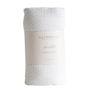 Alimrose Grey Spot Muslin Swaddle-baby_gifts_online_australia