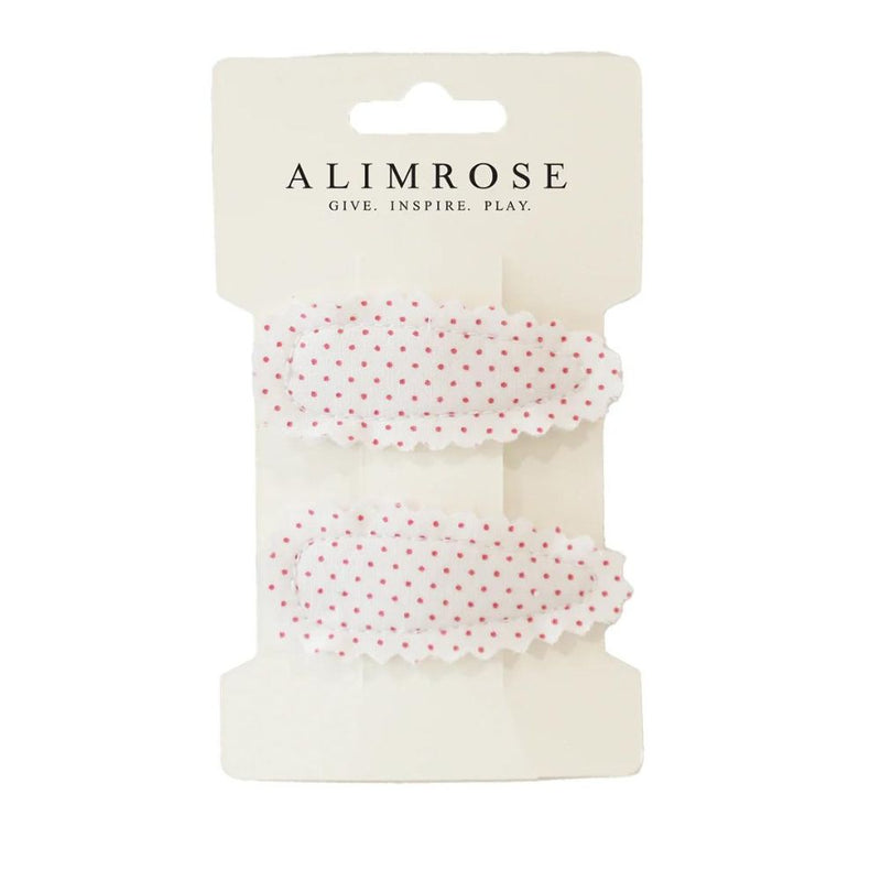 Alimrose Hair Clip Set: Pink Spot-toys-baby_gifts-Mornington_Peninsula-Australia