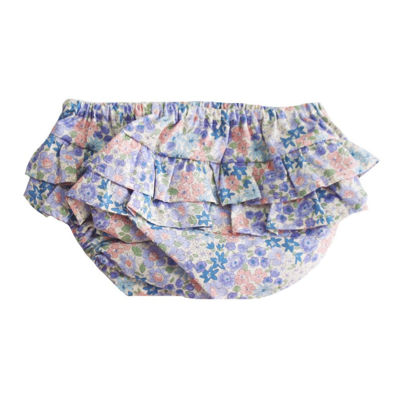 Alimrose Ruffle Nappy Cover Liberty Blue