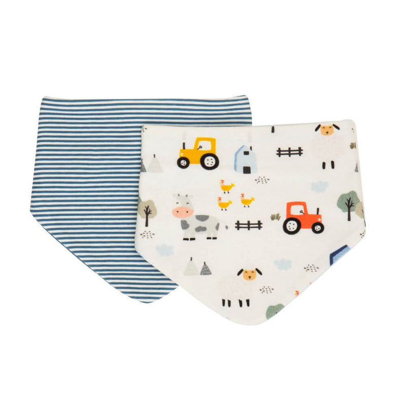 All4Ella Bandana Bib Set, Barnyard-baby_gifts-toy_shop-Mornington_Peninsula-Australia