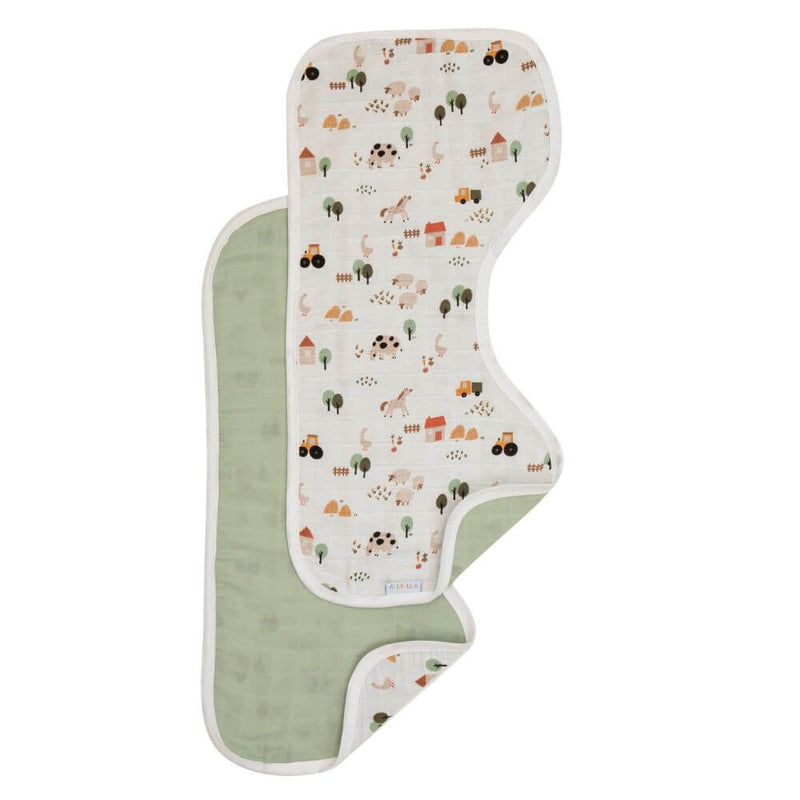 All4Ella Burp Cloth, Country Farm-baby_gifts-toy_shop-Mornington_Peninsula-Australia