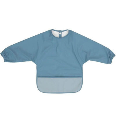 All4Ella Recycled Long Sleeve Bib, Blue-baby_gifts-kids_toys-Mornington_Peninsula-Australia