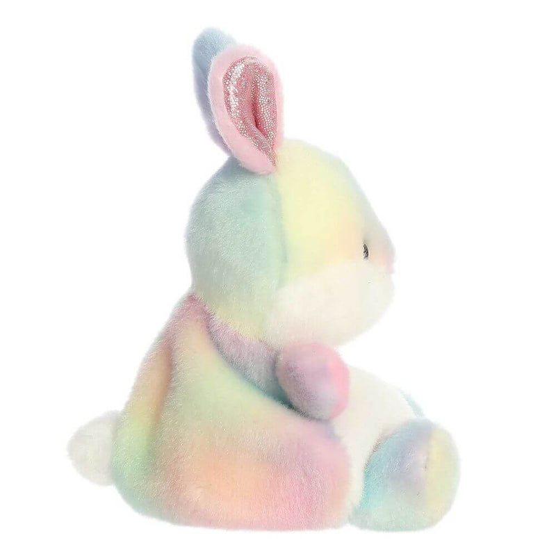 Aurora Palm Pals Rainbow Bunny Plush Toy-baby_gifts-toy_shop-Mornington_Peninsula-Australia