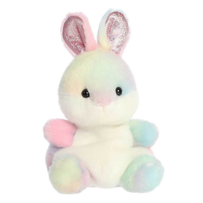 Aurora Palm Pals Rainbow Bunny Plush Toy-baby_gifts-toy_shop-Mornington_Peninsula-Australia