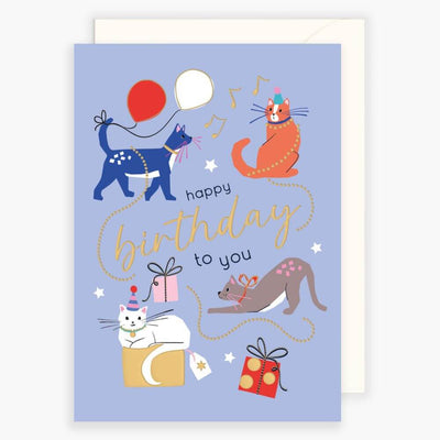Cats Birthday Card-toys-baby_gifts-australia