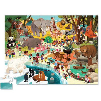 Crocodile Creek Day at the Museum Puzzle 48pc