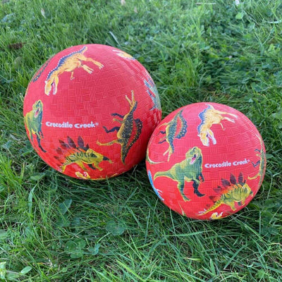 Crocodile Creek Dinosaurs Red Ball-baby_gifts-toy_shop-Mornington_Peninsula-Australia