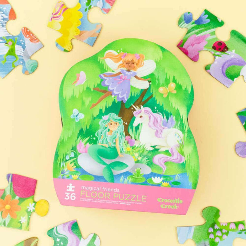 Crocodile Creek Magical Friends Floor Puzzle 36pc-Baby Gifts-Toy Shop-Mornington Peninsula