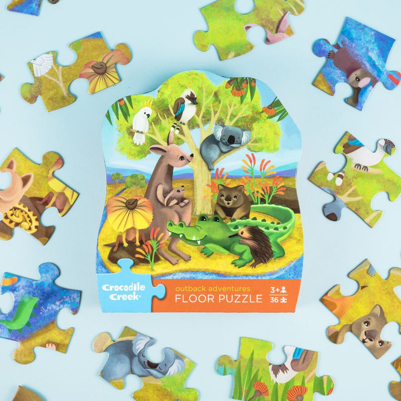 Crocodile Creek Outback Adventures Puzzle-baby_gifts-toy_shop-Mornington_Peninsula-Australia