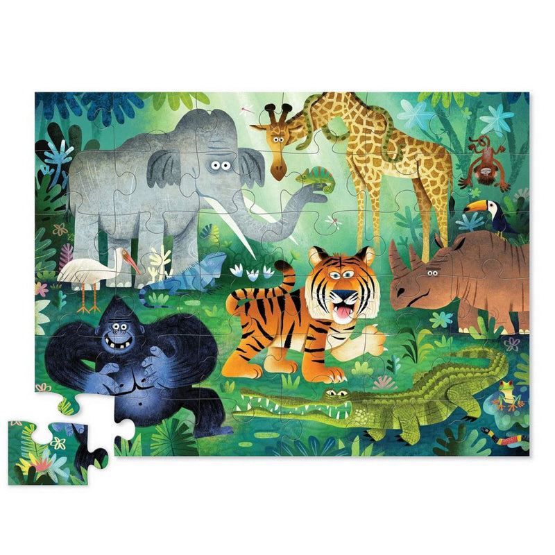 Crocodile Creek Wild Kingdom Puzzle-baby_gifts-toy_shop-Mornington_Peninsula-Australia