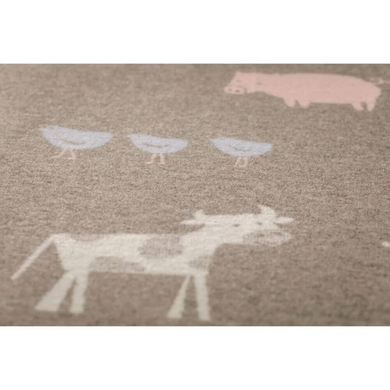 David Fussenegger Farm Animals Bassinet Blanket-baby_gifts_online_australia