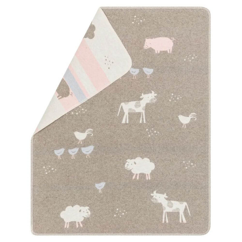 David Fussenegger Farm Animals Bassinet Blanket-baby_gifts_online_australia