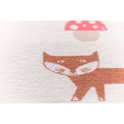 David Fussenegger Fox & Mushroom Bassinet Blanket-baby_gifts-toy_shop-Mornington_Peninsula-Australia