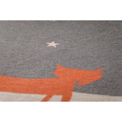 David Fussenegger Fox & Stars Bassinet Blanket-unique_baby_gifts-Mornington_Peninsula-Australia