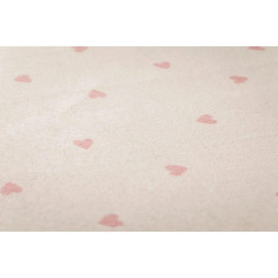 David Fussenegger Hearts Bassinet Blanket, Pink-unique_baby_gifts-Mornington_Peninsula-Australia