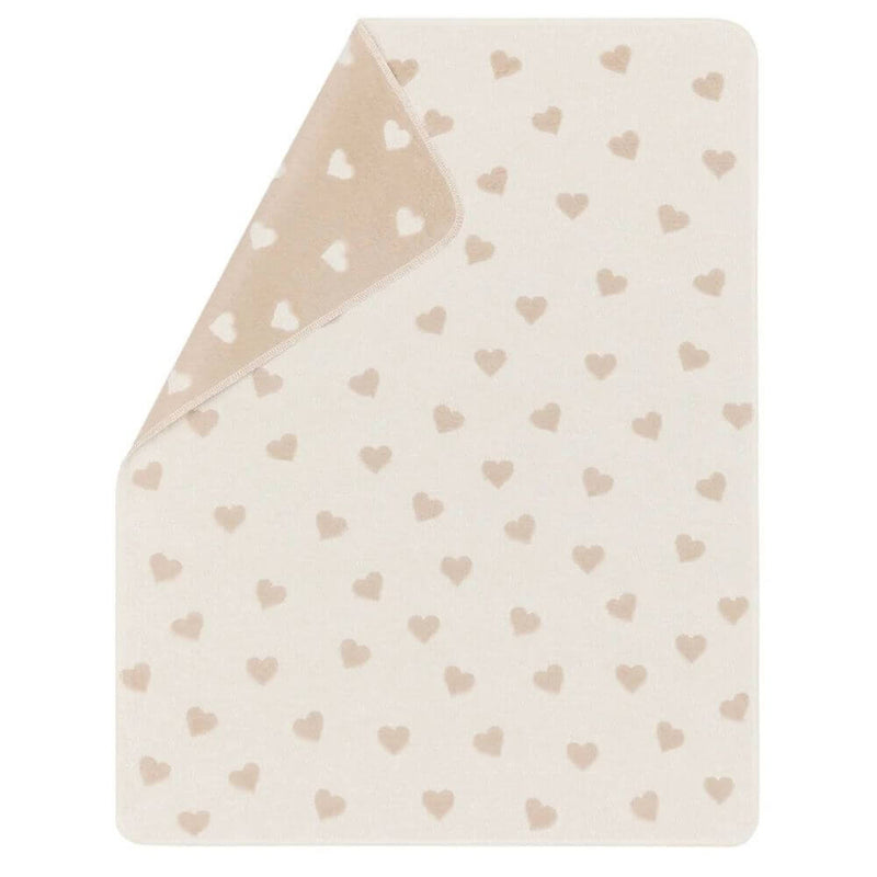 David Fussenegger Off White Hearts Carla Bassinet Blanket-baby_gifts-toy_shop-Mornington_Peninsula-Australia