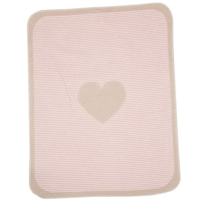 David Fussenegger Pink Heart Bassinet Blanket-baby gifts-kids toys-Mornington Peninsula