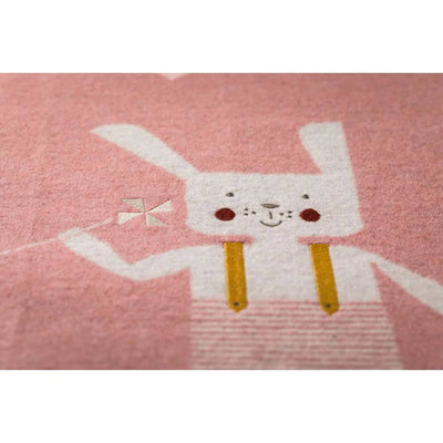 David Fussenegger Rouge Bunny Bassinet Blanket-baby_gifts-toy_shop-Mornington_Peninsula-Australia