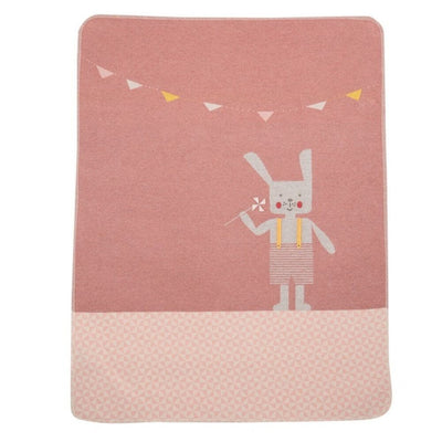 David Fussenegger Rouge Bunny Bassinet Blanket-Baby Gifts Australia-Kids Books & Toys-Mornington Peninsula