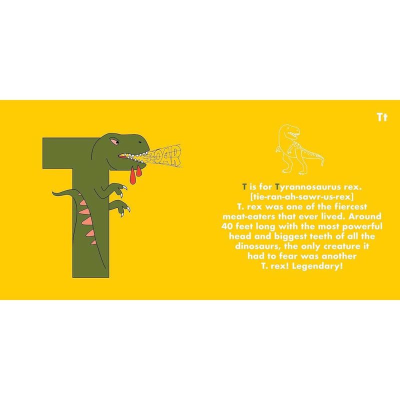 Dino Alphabet Book-baby_toys_australia-kids_toys-Mornington_Peninsula