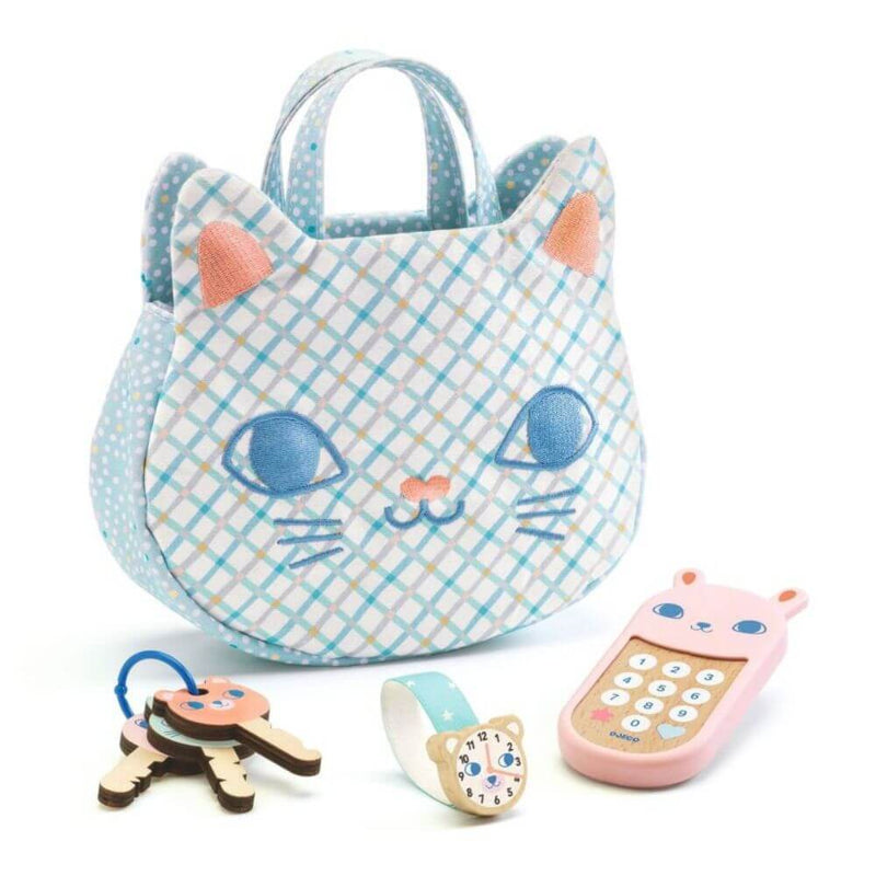 Djeco Cat Handbag with Accessories-baby_gifts-toy_shop-Mornington_Peninsula-Australia