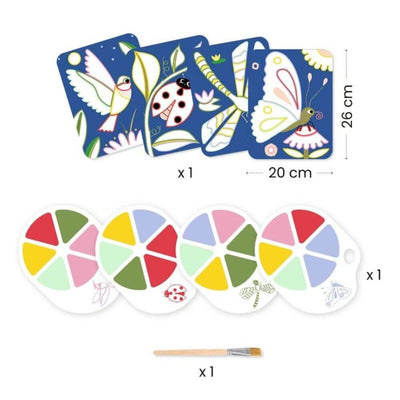 toy_shop-Mornington_Peninsula-Djeco Creepy Crawlies Bug Painting Set with Palette-baby_gifts-Australia