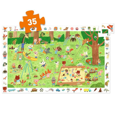 Djeco Little Friends Garden Observation Puzzle, 35pc-toys-baby_gifts-Mornington_Peninsula-Australia