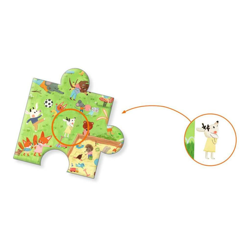 Djeco Little Friends Garden Observation Puzzle, 35pc-toys-baby_gifts-Mornington_Peninsula-Australia