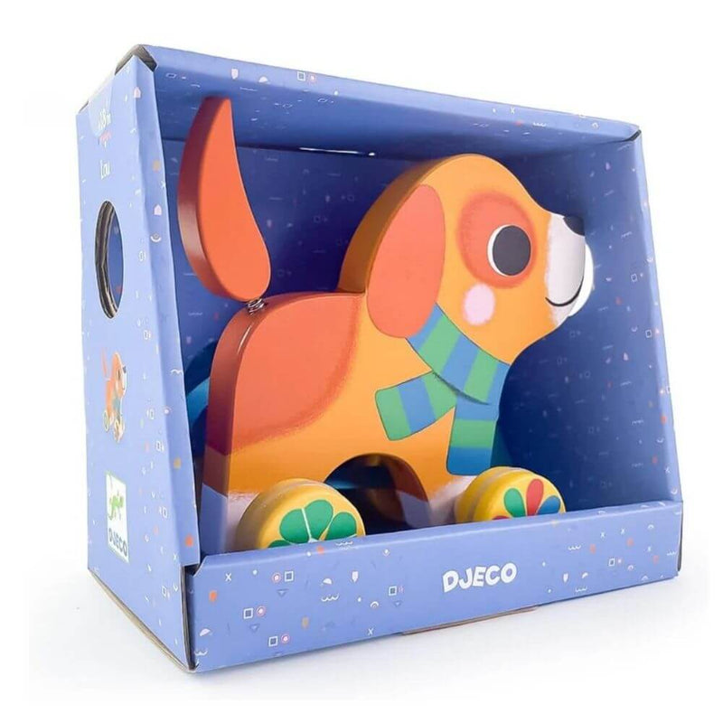 Djeco Lou Pull Along Toy-first_birthday_gifts-toy_shop-Mornington_Peninsula-Australia